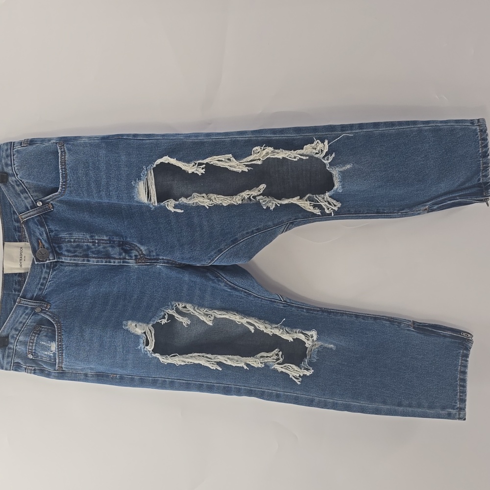 One Teaspoon Distressed Blue Jeans - Picture 6 of 14